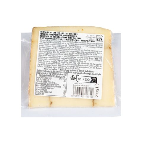 Vega Sotuelamos Sheep Cheese With Boletus 200g