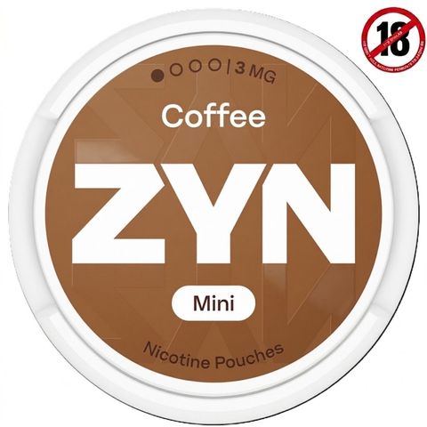 Zyn Coffee Can 15 Pouches 3mg