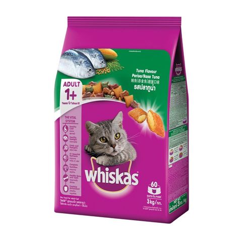 Whiskas Cat Food - Tuna Flavour 3kg
