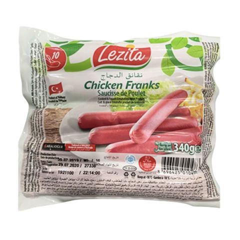 Lezita Chicken Frank Sausage 340g