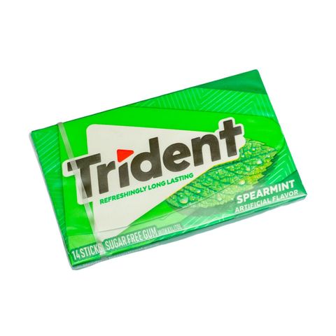 Trident Spearmint Sugar Free Gum Sticks 14 Pieces
