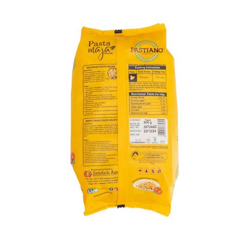 Pastiano Pasta Maja Macaroni Poly Pack 500g
