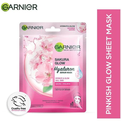 Garnier Sakura White Glow Serum Mask 28g