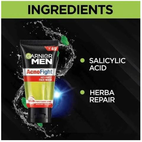 Garnier Men Acno Fight Face Wash 100ml
