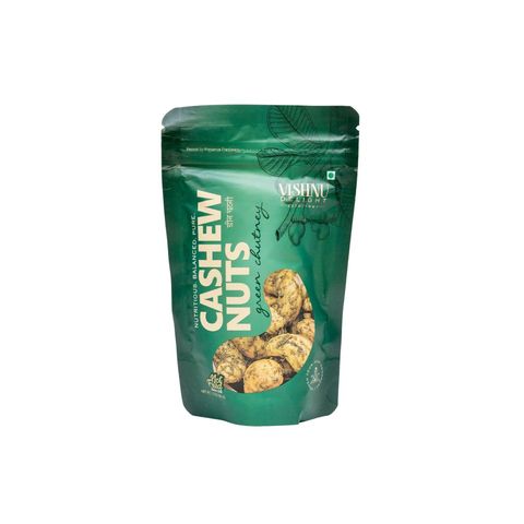 Vishnu Delight Green Chutney Cashews Nuts 80g