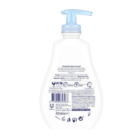 Baby Dove Rich Moisture Head to Toe Wash 400ml