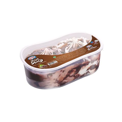 Savoy Double Sundae Chocolate & Vanilla With Coffee Ripple Ice Cream 1L