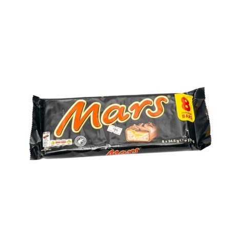 Mars Chocolate Bar (8*34.5g) 276g
