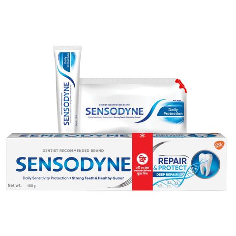 Buy Sensodyne Repair&Protect 100g & Get Free Sensodyne Daily Protection 20g