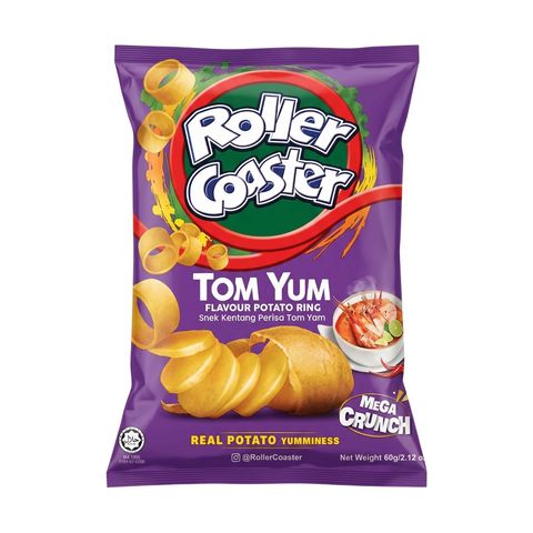 Jack'n Jill Roller Coaster Tom Yum Flavor Potato Ring 60g