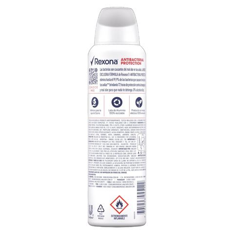 Rexona Women Antiperspirant Spray Anti-bacterial 89g