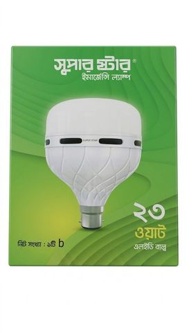 Super Star LED Emergency Lamp 23W Pin 1 Piece