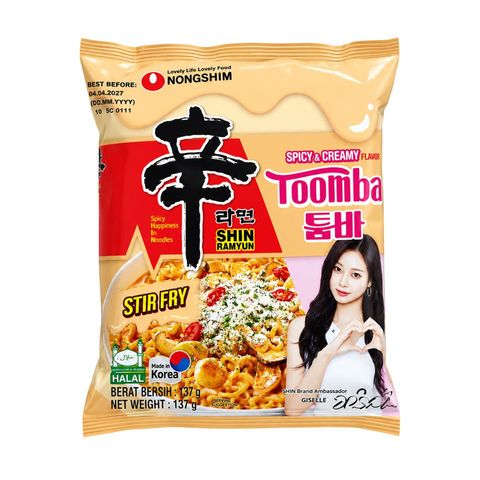 Nongshim Shin Ramyun Spicy & Creamy Flavour Toomba Noodles 137g