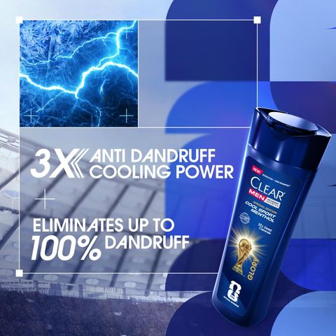 Clear Men Shampoo Cool Sport Menthol Anti Dandruff 170ml