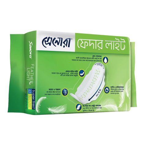 Senora Feather Light Sanitary Napkin Panty System 15 Pieces