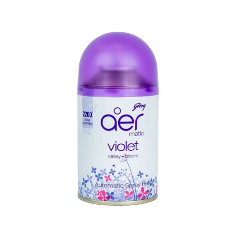 Godrej Aer Matic Violet Valley Bloom Refill 2200 Sprays 1 Piece