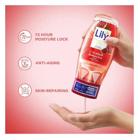 Lily Pomegranate Crush Body Wash 250ml