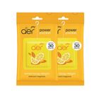 Aer Power Pocket Bathroom Freshener Lemon Tangy Delight 2 Pack 10g