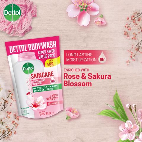 Dettol Bodywash Skincare Super Saver Value Pack 170ml