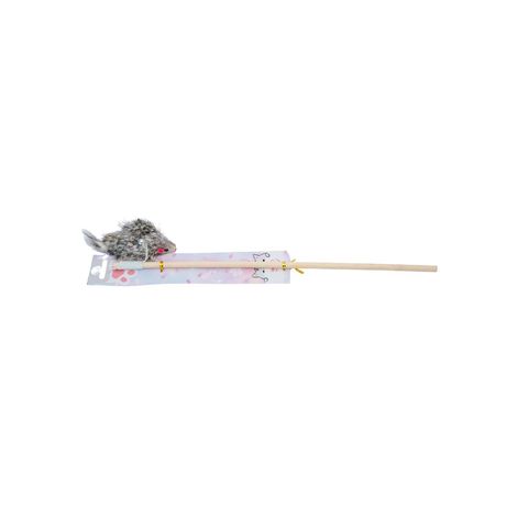 Cat Stick Long Wire Feather Toy 1 Piece