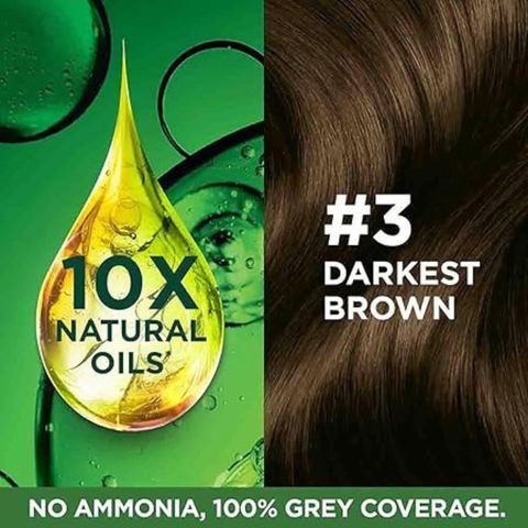 Garnier Color 3 Darkest Brown 35ml+30ml