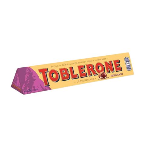 Toblerone Milk Chocolate With Honey & Almond Nougat 100g
