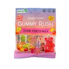 Gummy Rush Sour Party Mix Chews Packet 90g