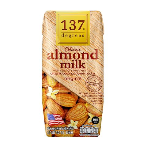 137 Degrees Delicious Almond Milk 180ml