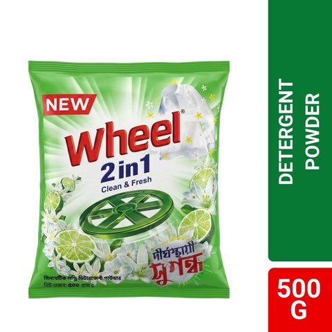 Wheel Washing Detergent Powder 2in1 Clean & Fresh 500g