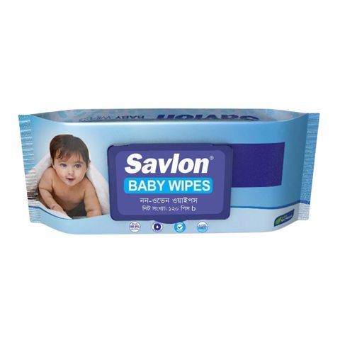 Savlon Baby Wet Wipes 120 Pieces