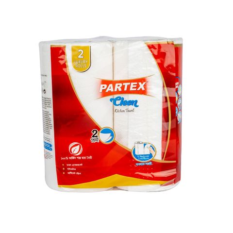 Partex Cleen Kitchen Towel 2 Ply Twin pack