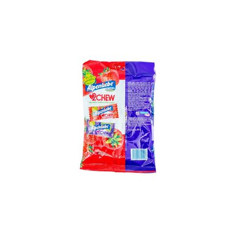 Alpenliebe 2 Chew Strawberry & Grape Candy 84g