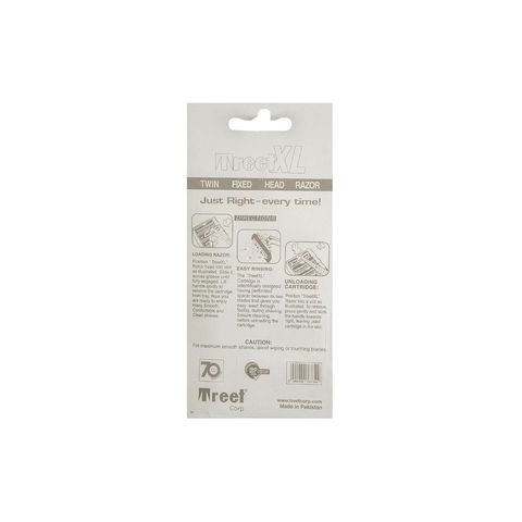 Treet Xl Twin Blade Fixed Head Razor 1 Pieces