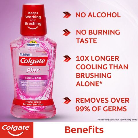Colgate Plax Gentle Care Mouthwash 250ml