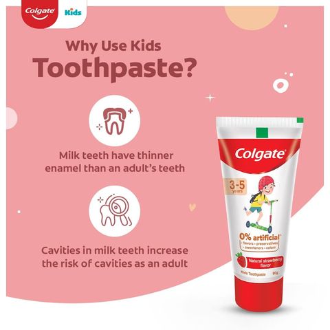 Colgate KidsToothpaste N St flvr 80g3-5Y