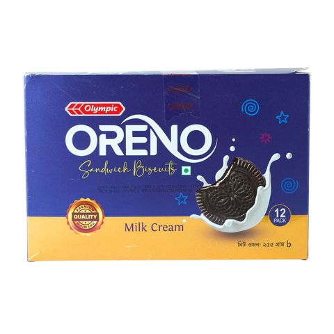 Olympic Oreno Milk Cream Biscuits 255g