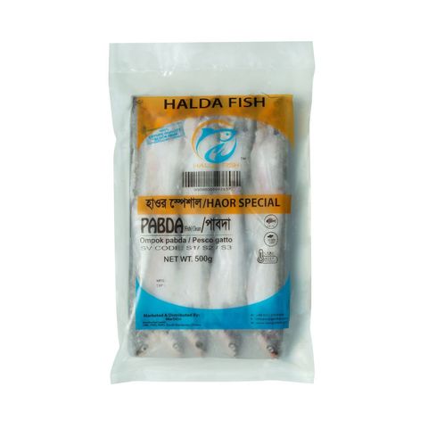 Hawor Pabda Fish Block Processed & Clean 500g