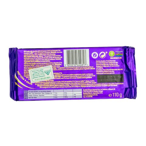 Cadbury Dairy Milk Fruit & Nut Chocolate 110g