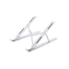 Foldable Adjustable Laptop Stand Silver 1 Piece