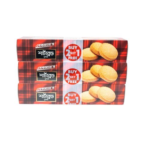 (Buy 2 Get 1 Free) Bakeman's Shortbread Cookies 390g