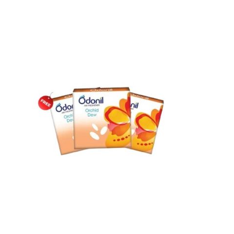 (Buy 2 & Get 1 Free) Odonil Natural Air Freshener Orchid Dew 75g