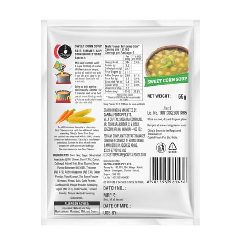 Ching's Sweet Corn Soup 55g