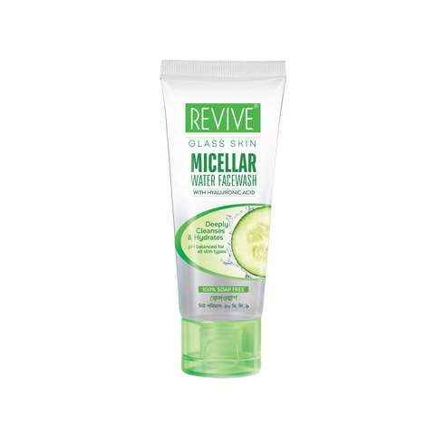 Revive Glass Skin Micellar Water Face Wash 50ml