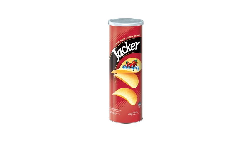 Jackers Potato Crisps Hot N Spicy 100g