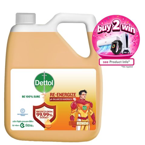 Dettol Handwash Re-Energize Everyday Protection Refill 5L