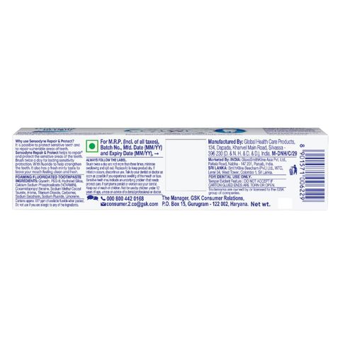 Buy Sensodyne Repair&Protect 100g & Get Free Sensodyne Daily Protection 20g