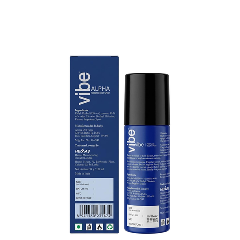 Vibe Alpha Perfume Body Spray Strike 120ml