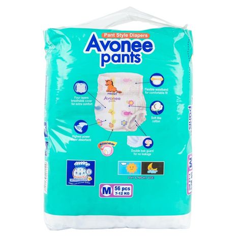 Avonee Pants M (7-12kg) 56 Pieces