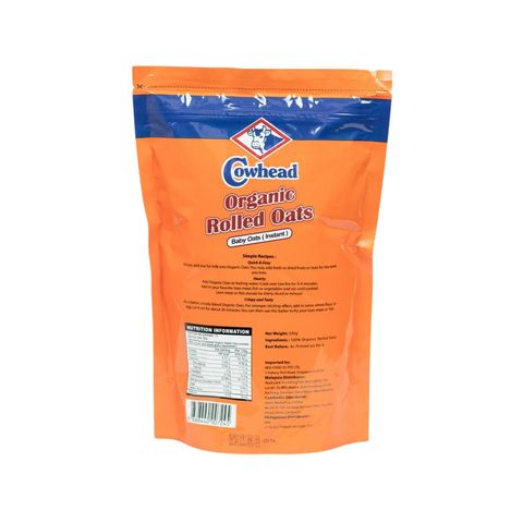 Cowhead Organic Rolled Oats Canada 500g