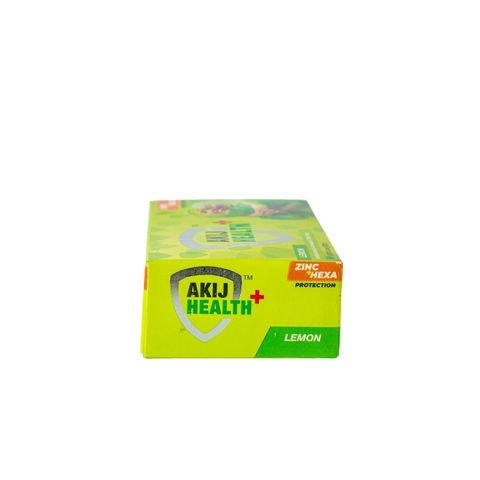 Akij Health + Soap Antibacterial Toilet Soap Lemon 100g